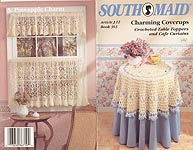 Southmaid Book 363: Charming Coverups - Crocheted Table Toppers and Cafe Curtains
