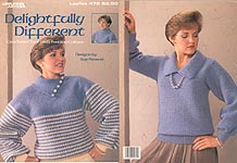 LA Delightfully Different Crocheted Tops with Fashion Collars