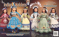Annie's Attic Indian Maidens for 15 inch craft dolls