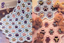 Annie's Crochet Quilt & Afghan Club Bears & Bows