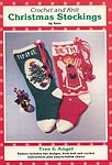 JAO Ent. Crochet and Knit Christmas Stockings: Tree & Angel