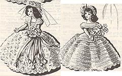 5121: Bridal Wardrobe for 8" Doll