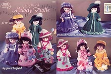 Crochet Melody Dolls for 13 in dolls