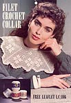 Coats & Clark Filet Crochet Collar