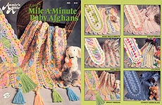 Annie's Attic Mile-A-Minute Baby Afghans