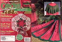 Crochet World, December 2007.