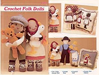Annie's Attic Crochet Folk Dolls