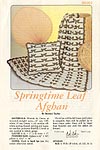 Annie's Attic Springtime Leaf Afghan
