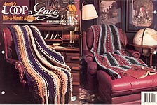 Annie's Loop-n-Lace Mile-A- Minute Afghan: Striped Tradition