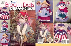 Annie's Attic Mini Broom Dolls & Magnets