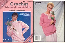 Plaid Ent. Crochet Trimmed Sweatshirts