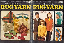 Coats & Clark Book No. 201: Knit and Crochet with Rug Yarn
