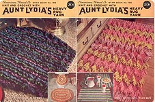 Star Book No. 158: Knit and Crochet with Aunt Lydia's Heavy Rug Yarn
