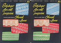 Coats & Clark's Book No. 320: Edgings For All Purposes Including Church Laces