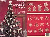 Crocheted Snowflakes and Angels