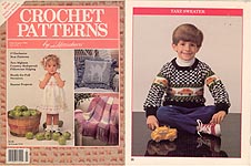 Crochet Patterns by Herrschners, July/ Aug 1989