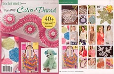 Crochet World Presents Fun With Color in Thread