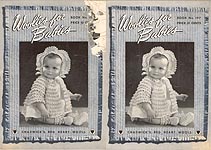 Coats & Clark's Book No. 197: Woolies for Babies