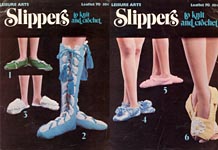 Leisure Arts Slippers to Knit and Crochet
