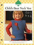Vanna's Child's Boat Neck Vest