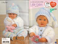 Red Heart Book No. 0143: Little Cuties - Quick Knit and Crochet for Baby