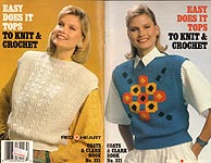 Coats & Clarks Book No. 321: Easy Does It Tops to Knit & Crochet