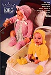 King Patterns No. 2050: CROCHETED Baby Sets