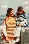 King Patterns No. 2090: Crocheted Poncho Capes
