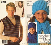Crochet With Style from Simplicity #0412: Crochet for Beginners