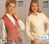 Knitting & Crochet from Simplicity #0404: Knit & Crochet Fashions