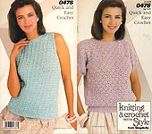 Knitting & Crochet With Style from Simplicity #0476: Quick and Easy Crochet