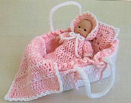 Maggie's Crochet Moses Baby Basket