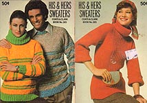 Coats & Clarks Book No. 265: His & Hers Sweaters