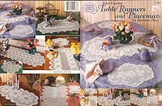 ASN Filet Crochet Table Runners and Placemats