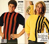 Knitting With Style from Simplicity #0438: Quick Crochet Sweaters for Men and Women