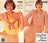 Crochet With Style from Simplicity #0442: Five Fabulous Pieces to Crochet