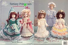 Fantasy Princesses, five dresses for 14 inch Katie dolls