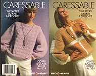 Coats & Clark Book No. 324: Caressable Sweaters TO Knit & Crochet