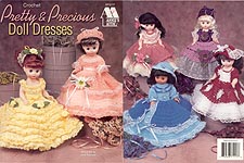Annie's Attic Pretty & Precious Doll Dresses for 13 inch dolls