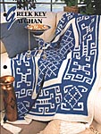 Annie's Crochet Quilt & Afghan Club Greek Key Afghan