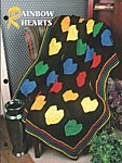 Annie's Crochet Quilt & Afghan Club Rainbow Hearts