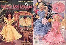 Leisure Arts Fashion Doll Dresses #2172