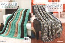 Herrschners Worsted 8 Throws, Volume 5