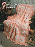 Annie's Crochet Quilt & Afghan Club Floral Lace Afghan (Eaves)