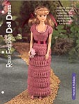Knitted Rose Fashion Doll Dress