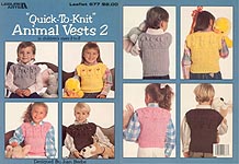 LA Quick To Knit Animal Vests 2