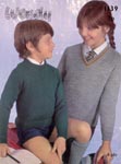 KNIT School Pullovers in Wendy 4 plys
