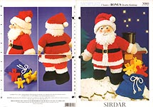 Sirdar 3080: Father Christmas Toy
