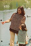 KNIT King Patterns No. 2069: Knitted Poncho Capes