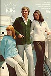 KNIT King Patterns No. 2075: Classic Cardigans (Set- In Sleeves)